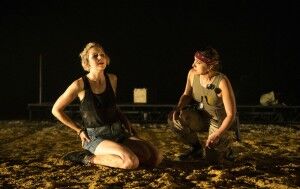 Othello - Ashton Malcolm Elena Carapetis ©Shane Reid - STC of SA - The Clothesline