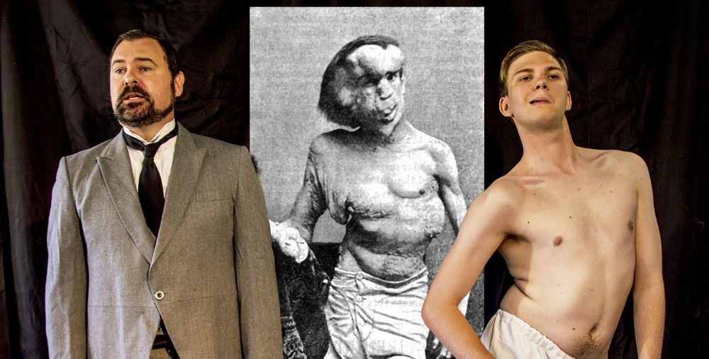 Steve Marvanek and Robert Bell - The Elephant Man - Adelaide Rep - The Clothesline